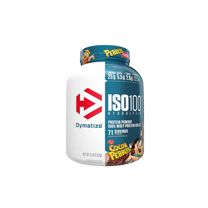 Dymatize ISO 100 Hydrolyzed whey protein cocoa Pepples 5LB