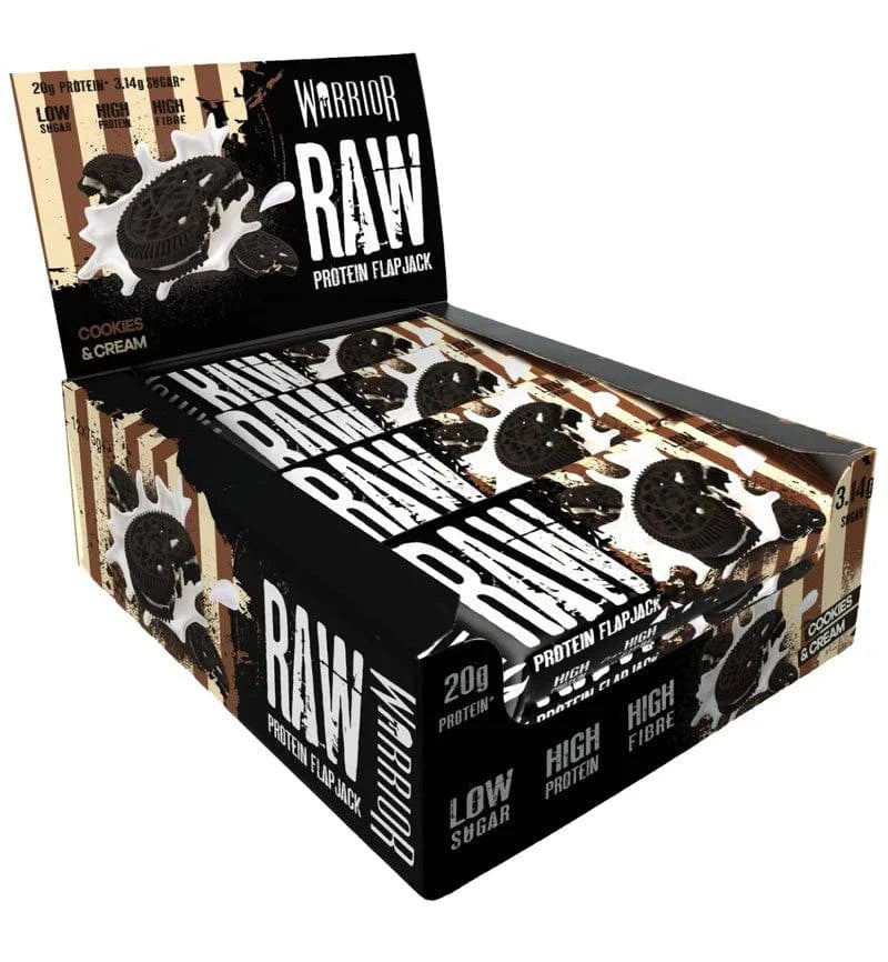 Warrior RAW Protein Flapjack - Druvn