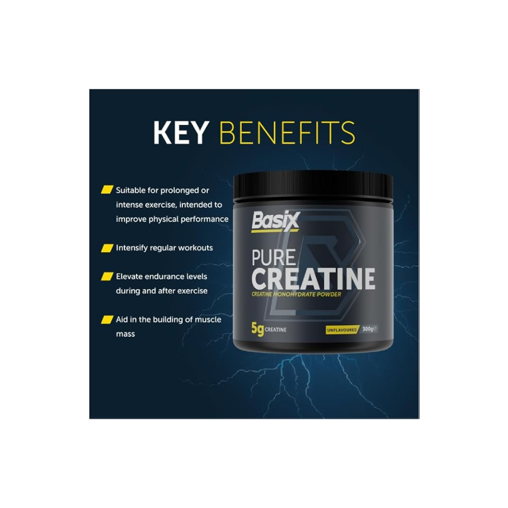 Basix Performance Pure Creatine Monohydrate - Druvn