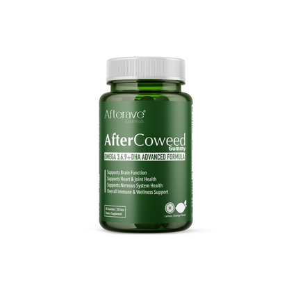 Afterave AfterCoweed Omega 3 6 9 + DHA Gummy - Druvn