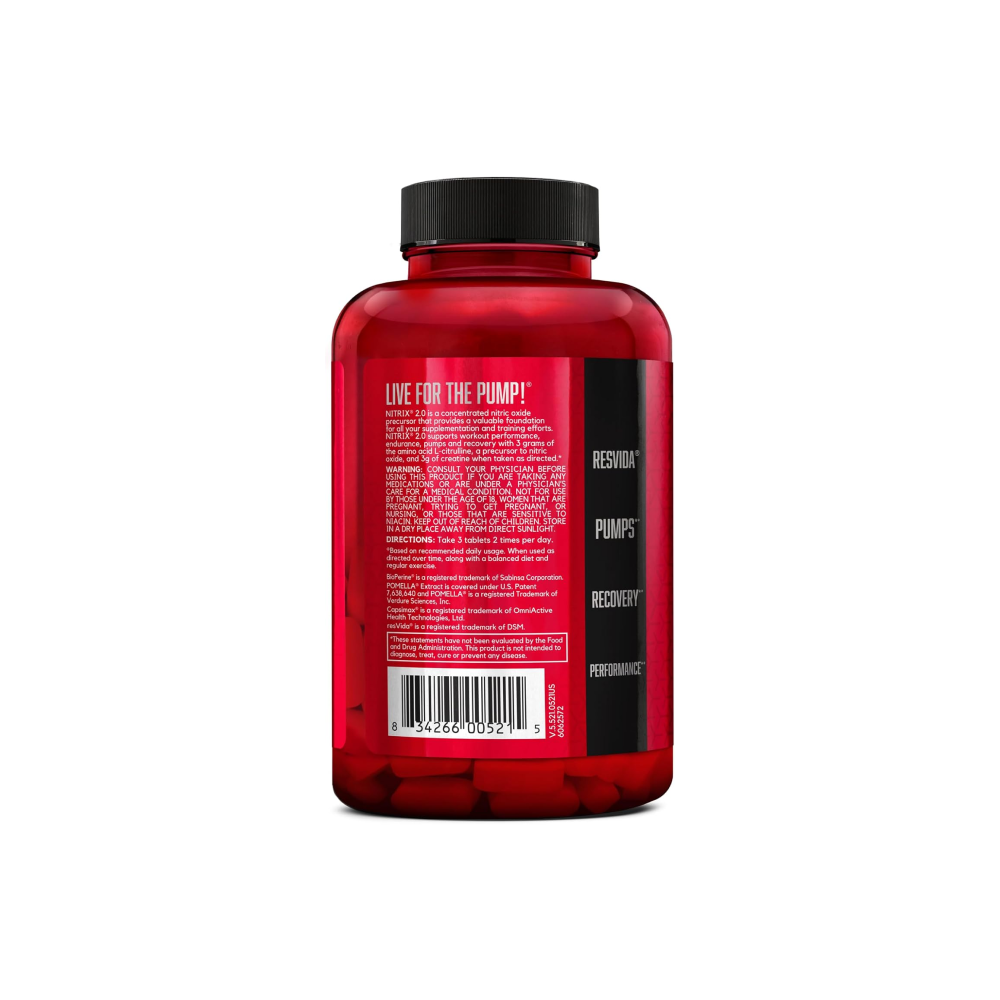 BSN Nitrix 2.0 Advanced Strength (90 Tablets) - Druvn