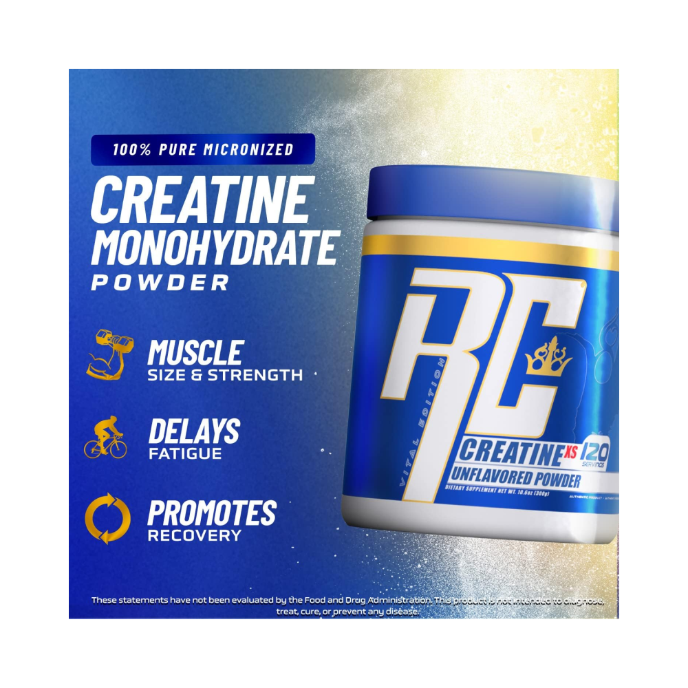 RC Creatine-XS, Creatine Monohydrate Powder - Druvn