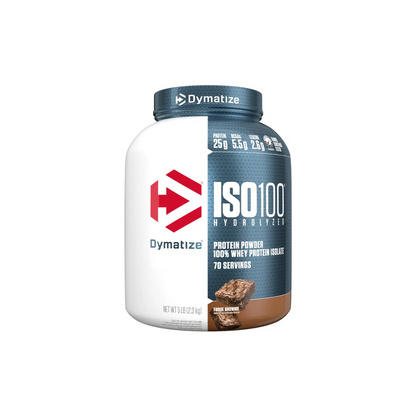 ISO 100 hydrolyzed whey protein Fudge Brownie 5LB