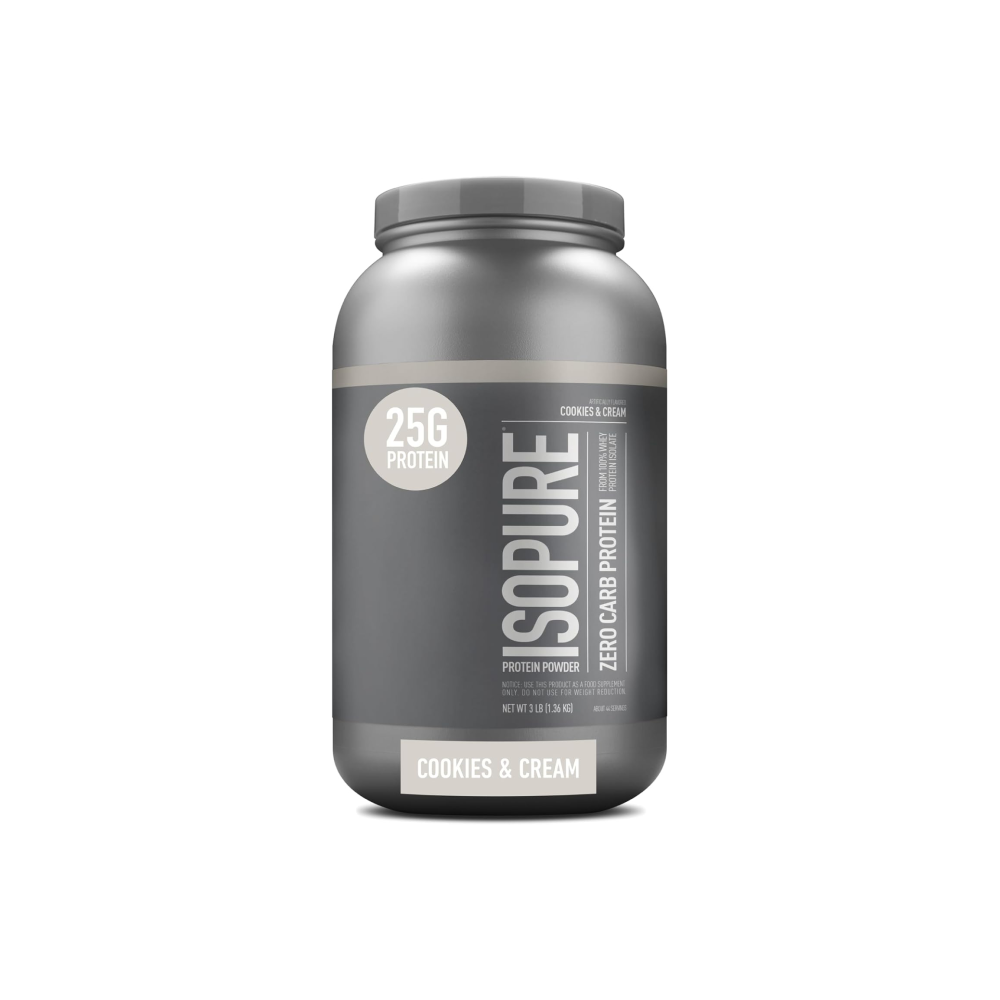 Isopure Zero Carb Whey Protein Isolate Cookies & Cream