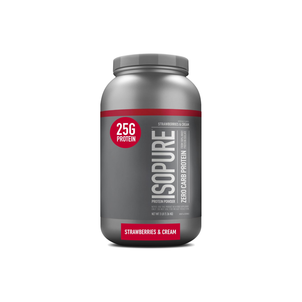 Isopure Zero Carb Whey Protein Isolate Strawberry & Vanilla