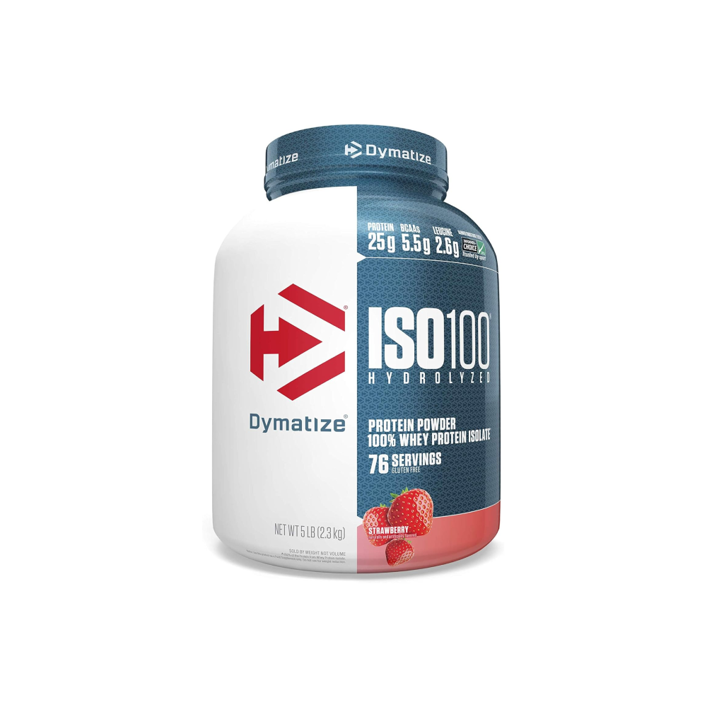 Dymatize hydrolyzed whey protein isolate strawberry 5LB